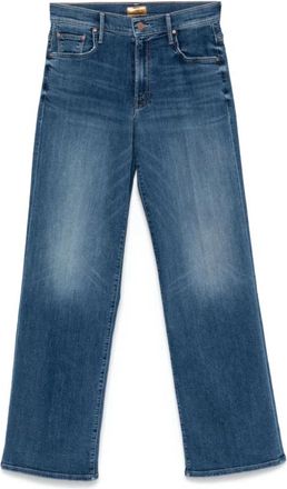 Mother Blauwe Straight Jeans voor Vrouwen - Dames - Regular Fit Jeans - Blauw - W26 - Jeans