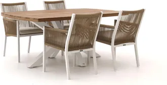 Manifesto Furniture Manifesto Rivola/Induno Deens Ovaal 180cm dining tuinset 5-delig