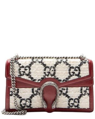 Gucci Gg Tweed Dionysus Small Shoulder Bag (Authentic Pre-Loved)
