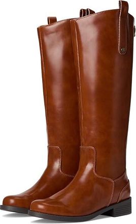 Journee Collection Gema Womens Boots Cognac : 8.5 M, Synthetic