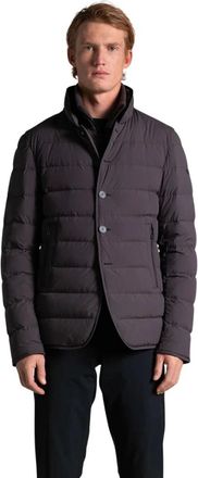 Duno Duno gewatteerde jas - Heren - Jassen - Bruin - Maat: 3XL Zijde