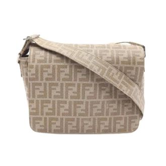 Fendi Pre-owned Zucca Coated Canvas Shoulder Bag - Dames - Pre-owned - Beige - Maat: ONE Size Taf