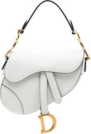 Dior Pre-owned Dior Mini Grained Calfskin Saddle Bag Ladies 09-MA-0159