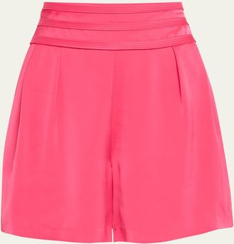 Ramy Brook Joss Satin Shorts