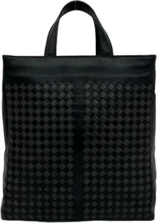 Bottega Veneta Pre-owned Tote Bags, female, Black, Size: ONE SIZE Pre-owned Vintage Tote Bag