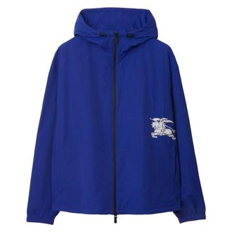 Burberry Equestrian Knight Logo Hooded Jacket, Size X-Small