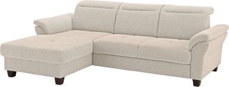 HOME AFFAIRE Ecksofa »Solvei L-Form« mit Recamierenabschluss und Sitztiefenverstellung