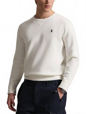 Ralph Lauren Fleece Sweatshirt In White