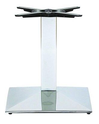Netfurniture Nuton Square Base Coffee Table Base in Silver
