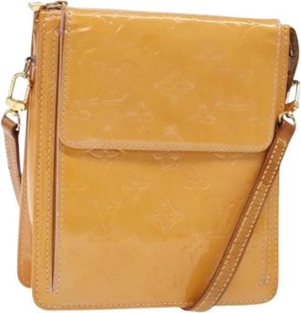 Louis Vuitton Pre-owned Vintage Crossbody Tas - Dames - Vintage Schoudertas - Geel - ONE Size - Leer - Vintage