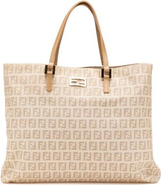 Fendi 2000-2010 Zucchino Canvas tote bag - Brown