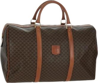 Celine Pre-owned Weekend Bags, female, Brown, Size: ONE SIZE Pre-owned Vintage Boston Bag