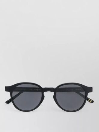 Retro Superfuture warhol round sunglasses gold tone detail