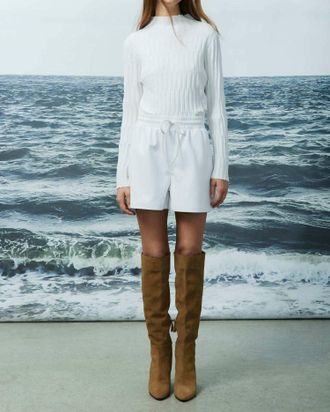 M&eacute;lissa Nepton Stoney Short In White