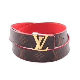 Louis Vuitton Pre-owned Ceinture Initiales Monogram Leather Belt - female - Louis Vuitton Vintage - Vintage Belts - Brown - ONE SIZE - Pre-owned