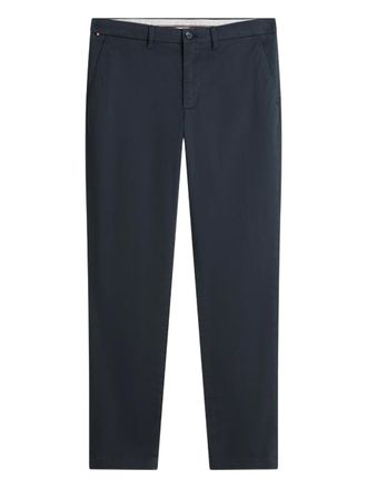 Tommy Hilfiger buttoned trousers - men - Recycled Cotton/Spandex/Elastane - 31/32 - Blue