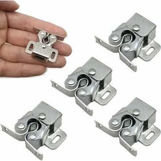 OEM 30 Pestillos De Zinc Para Puertas, Cierrapuertas Met&aacute;lico De Doble Rodillo Para Dormitorio, Hogar Y Oficina - Crezuo
