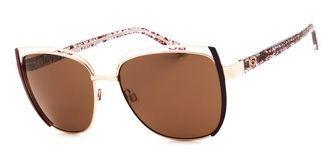 Bebe BB7249 771 Womens Sunglasses Gold Size 57