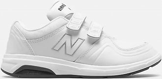 New Balance Womens 813 Hook And Loop Walking Shoe In White
