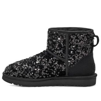 UGG (WMNS) UGG Classic Chunkey Sequin 1130602-BLK