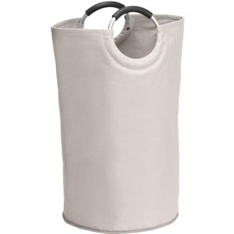 WENKO Pongotodo Cesta Saco Ropa Contenedor Cubo Lavander&iacute;a Jumbo Stone 69 L