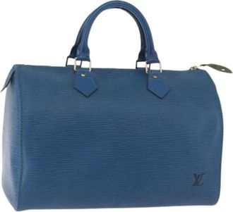 Louis Vuitton Pre-owned Handbags, female, Blue, Size: ONE SIZE Pre-owned Speedy handbag