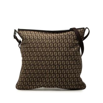 Fendi Pre-owned Fendi Zucchino Canvas Crossbody Ladies 4JHY5SR302U6NKTA
