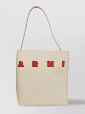 Marni museo small leather tote bag