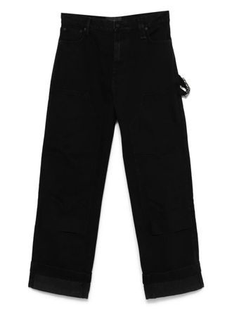 Simone Rocha embellished workwear jeans - Black