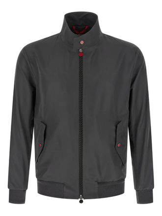 Kiton Cima zip-up jacket - Grey