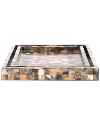 Safavieh Set Of 2 Lori Trays