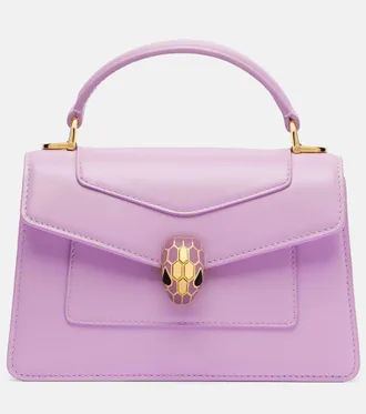 Bulgari Serpenti Forever Mini leather top-handle bag