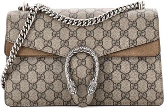 Gucci Borsa a spalla Dionysus piccola in tela cerata GG - Marrone