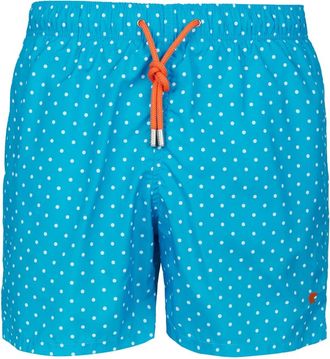 Gallo Heren zwemshorts gemaakt in Itali&euml; van synthetisch materiaal - Heren - Strandmode - Blauw - L - Badmode