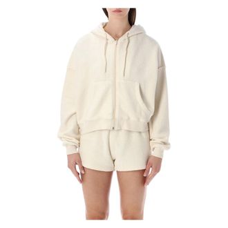 American Vintage Nachtkleding, Dames, Beige, L, Katoen, Boby Park Zip Hoodie