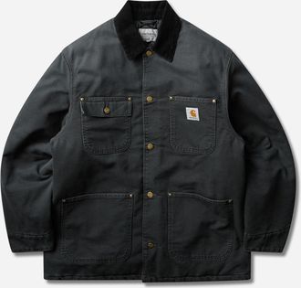 Carhartt Work in Progress Men s OG Chore Coat Raven / Black (Stone Canvas)