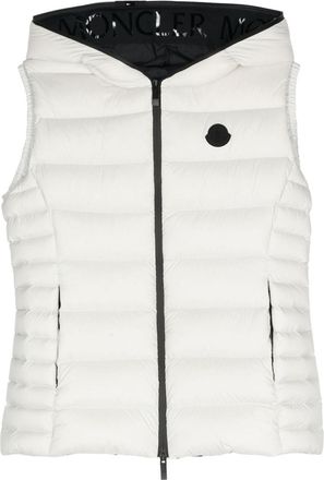 Moncler Barraux gilet - women - Polyamide/Polyester/Goose Down - 0 - Grey