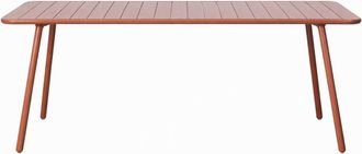 Concept Usine Mesa de jard&iacute;n de 8/10 plazas de terracota de 200 cm