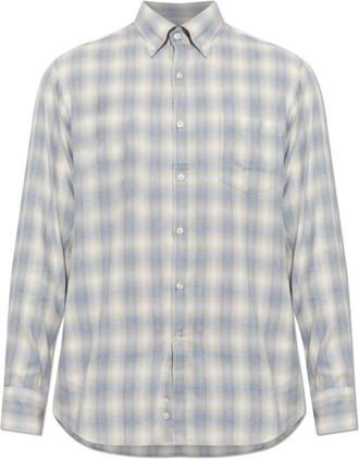 Paul & Shark Shirt met ruitpatroon - Heren - Casual Overhemden - Blauw - 3XL - Katoen - Overhemden