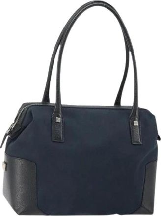 Ferragamo Pre-owned Nylon Handtas - Dames - Vintage Handtas - Zwart - ONE Size - Nylon - Vintage