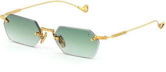 Eyepetizer Tank Zonnebril - Dames - Zonnebrillen - Geel - 52 MM - Accessoires