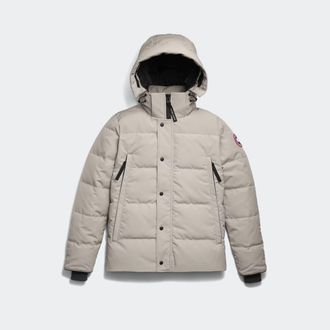 Canada Goose Wyndham Parka (Men, Limestone, M)