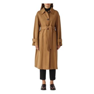 Max Mara Jassen, Dames, Beige, XS, Trenchcoat