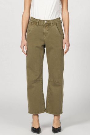Dear John Denim Lasso Fit Barrel Jeans In Olive Branch