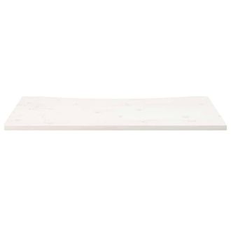 Berkfield Home Beautiful Desk Top White 110x60x2.5 cm Solid Wood Pine