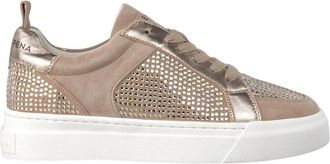 Alma En Pena Sneakers met strass details - Dames - Sneakers - Beige - 38 EU - Schoenen