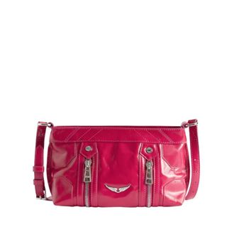 Zadig&Voltaire Cross Body Bags, female, Pink, Size: ONE SIZE Sunny Mood Vintage Patent Bag