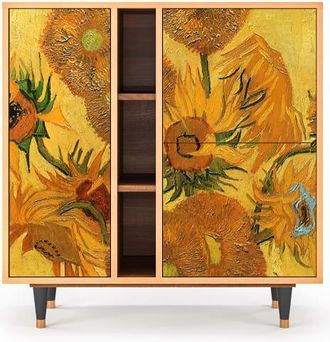 StoryZ Aparador amarillo 3 puertas L 94 cm