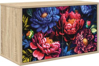 vidaXL Mueble De Tv Montado En La Pared Kiel 69 X 33 X 40 Cm Vidaxl