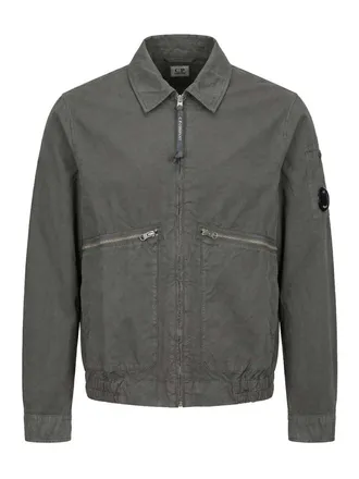 C.P. Company C. P. Company Gunmetal Grey Cotton Micro-Reps Jacket